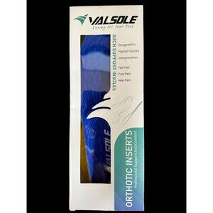 Valsole Heavy Duty Support Pain Relief Orthotics W 11-11.5 M 9-9.5 NEW